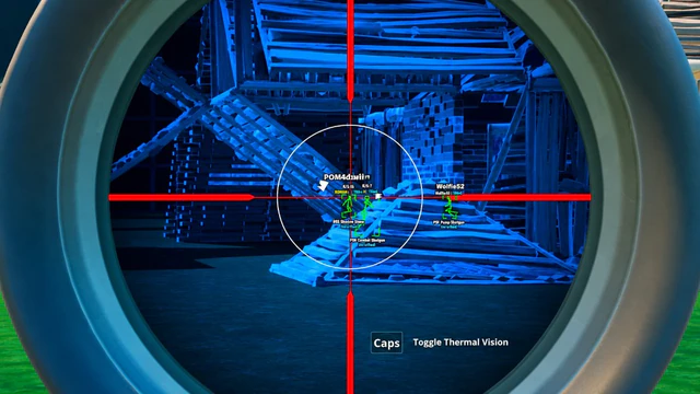 Fortnite external cheat guide — Fortnite cheat gameplay screenshot